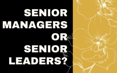 Senior Managers or Senior Leaders?