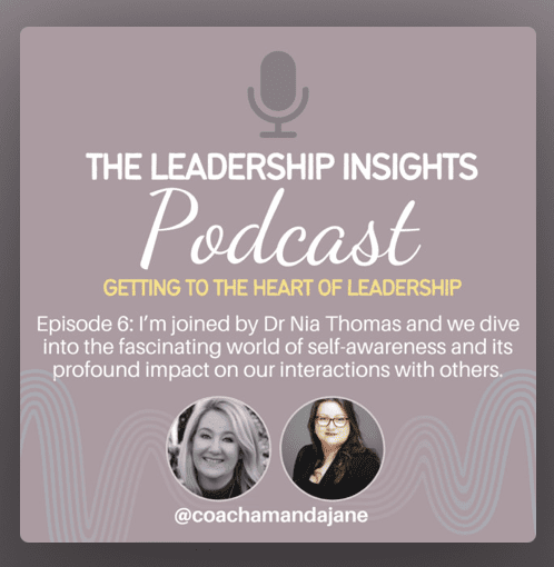 The Leadership Insights Podcast with me, Nia Thomas!