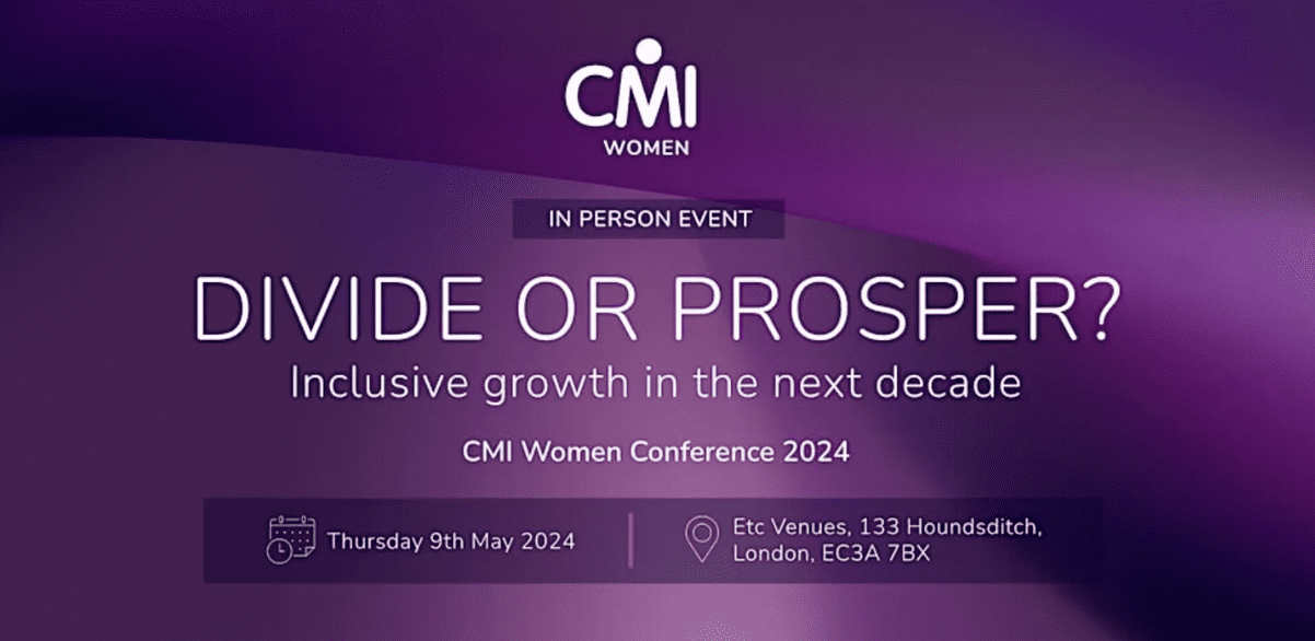 We might just save the world... Reflections on the CMI Women in Leadership Conference Dr Nia D Thomas